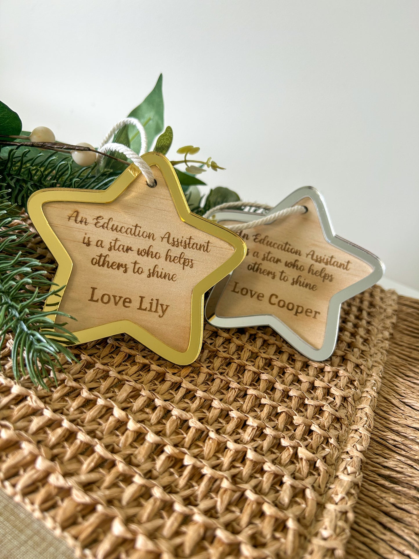 Education Assistant Star Ornament