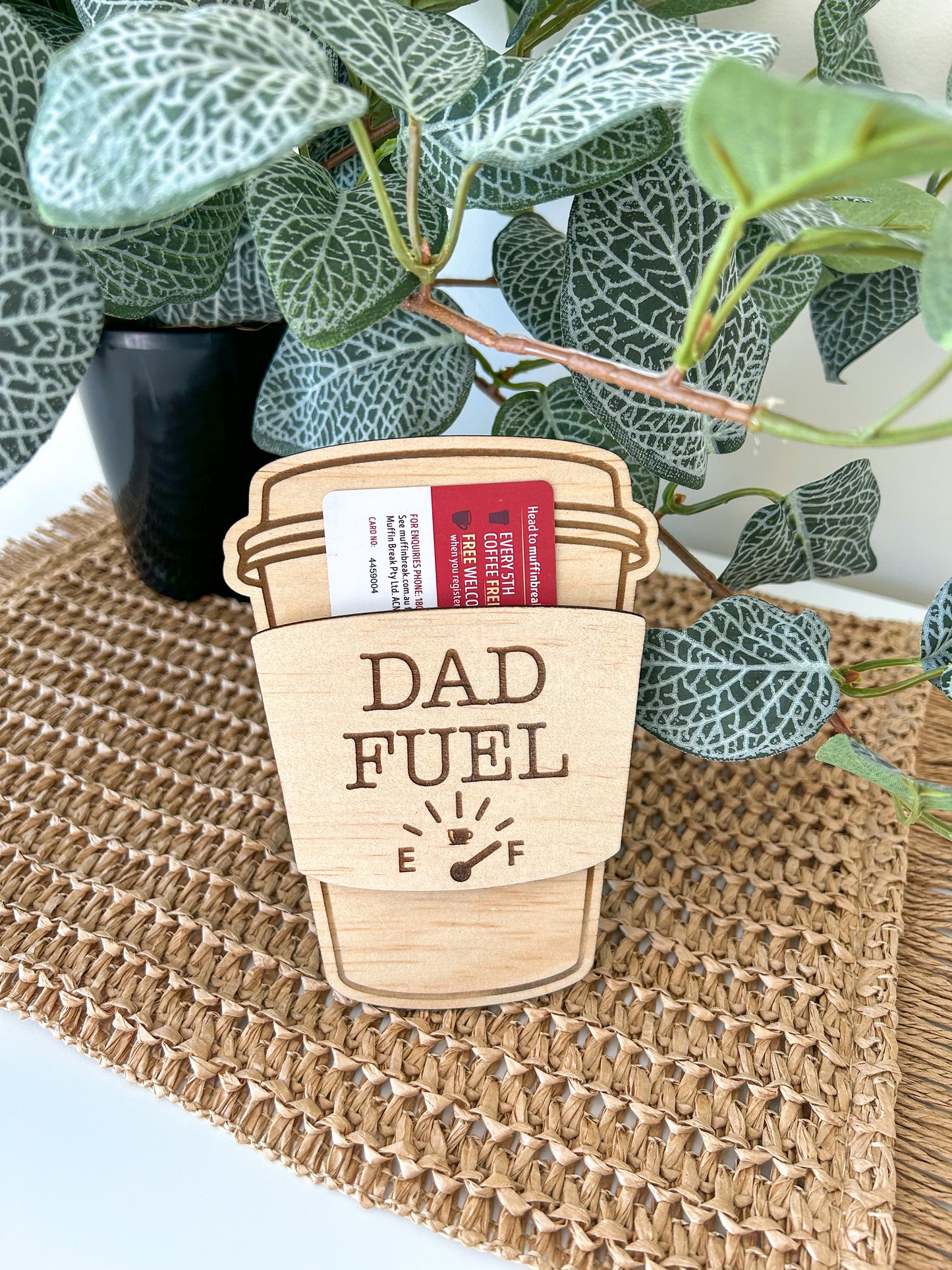 Coffee Cup gift card holder