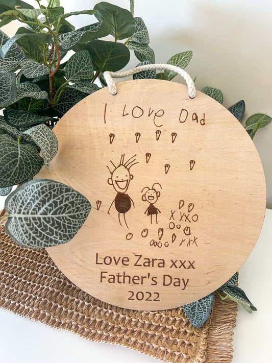 Personalised Father’s Day Plaque