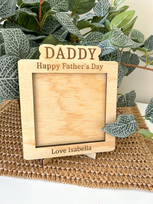 Personalised Photo Frame magnet/stand