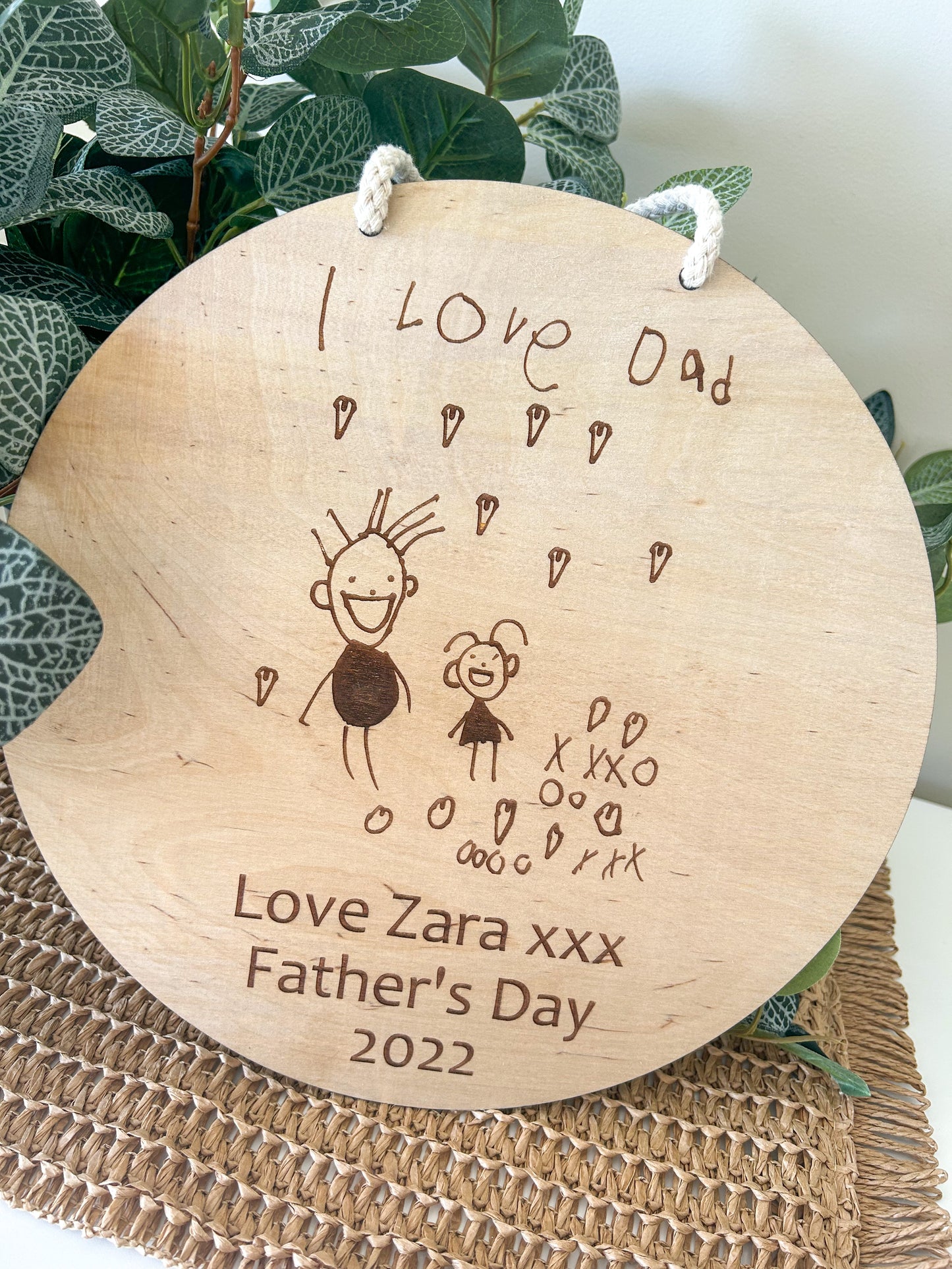 Personalised Father’s Day Plaque