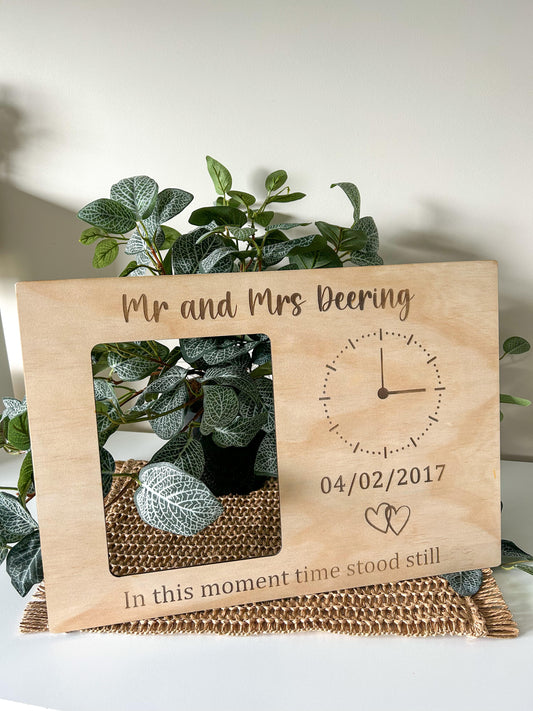 Photo Frame Insert - In this moment time stood still