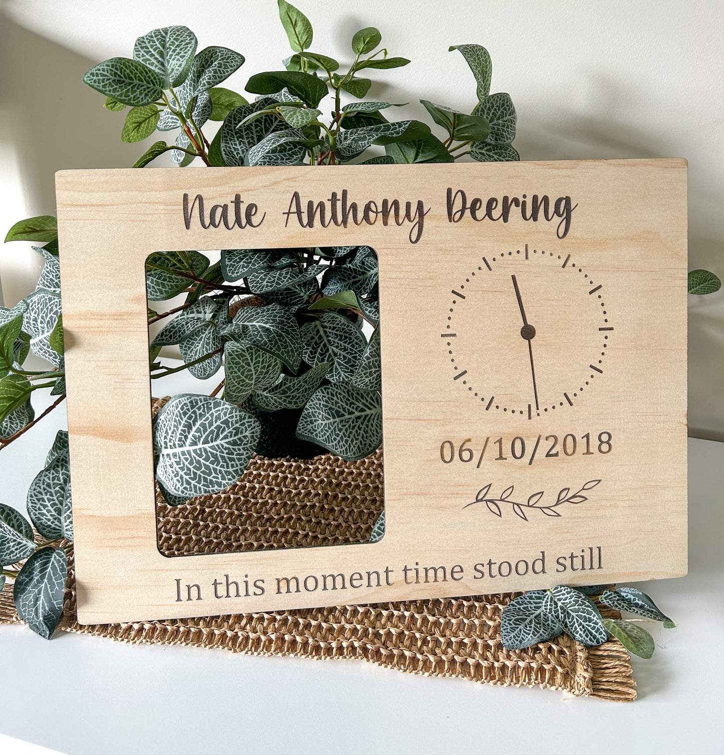 Photo Frame Insert - In this moment time stood still