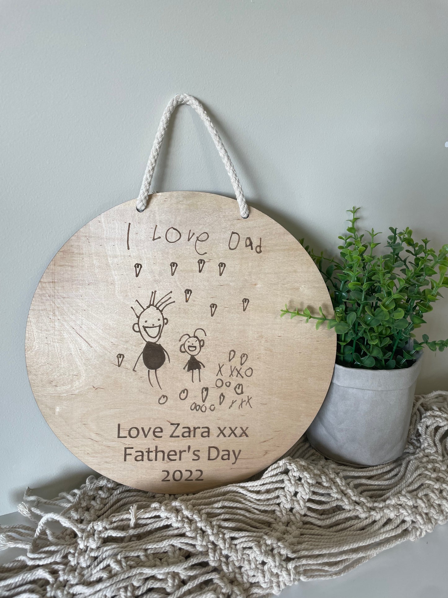 Personalised Father’s Day Plaque