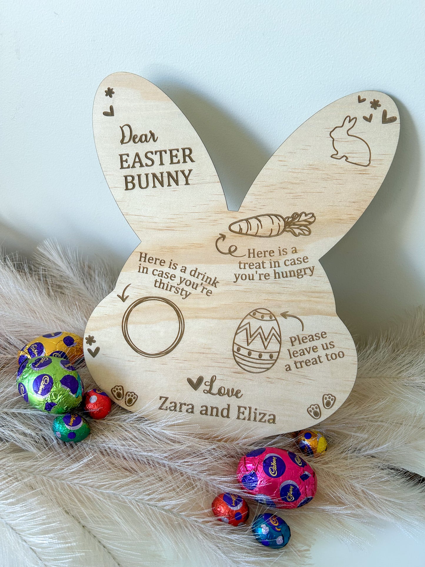 Easter Bunny treat board