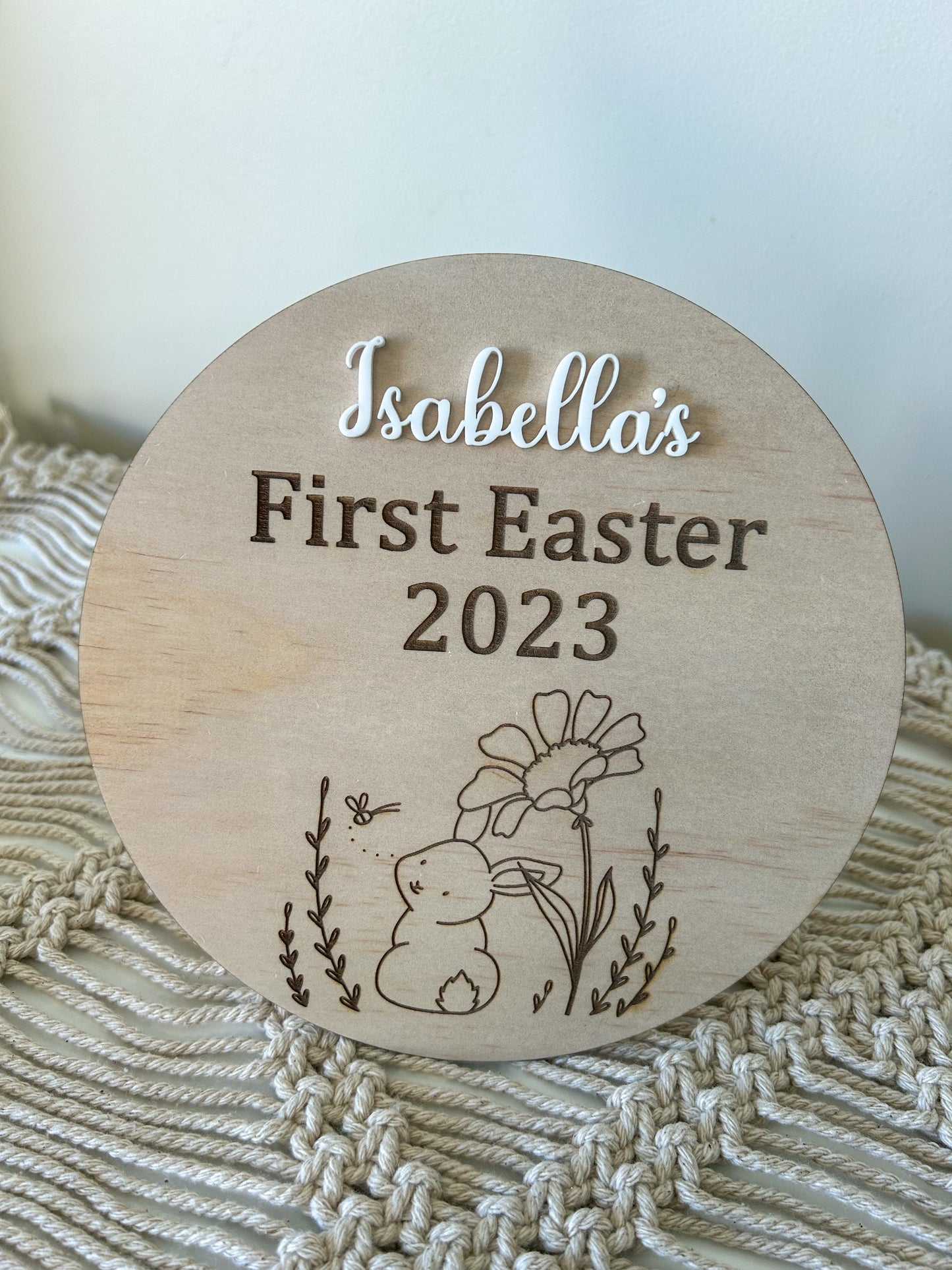 My First Easter plaque - Personalised