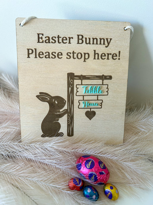 Easter Bunny - Please stop here
