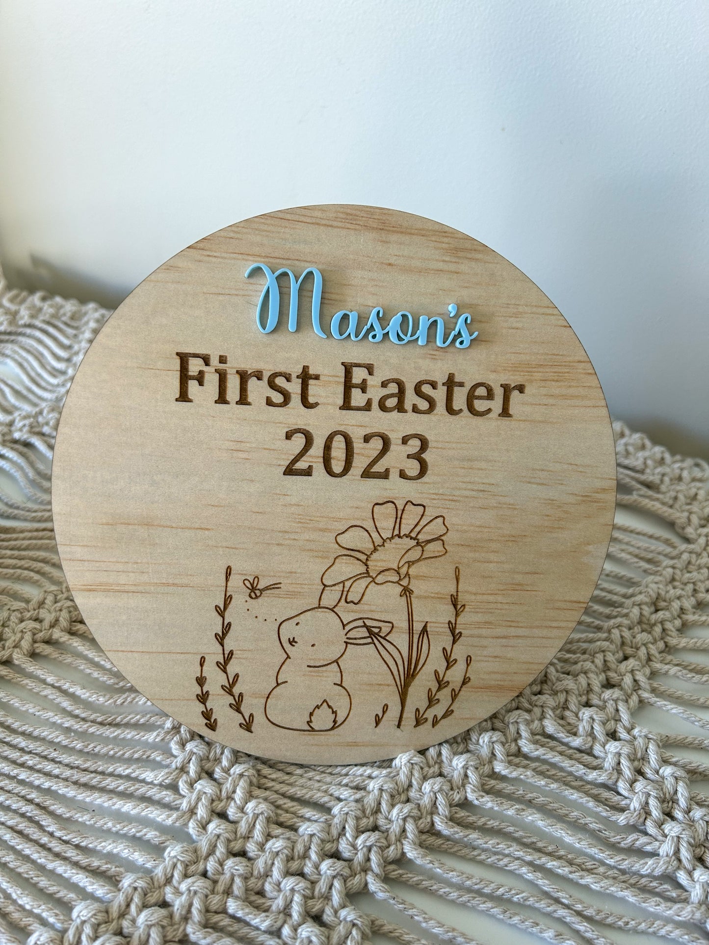 My First Easter plaque - Personalised