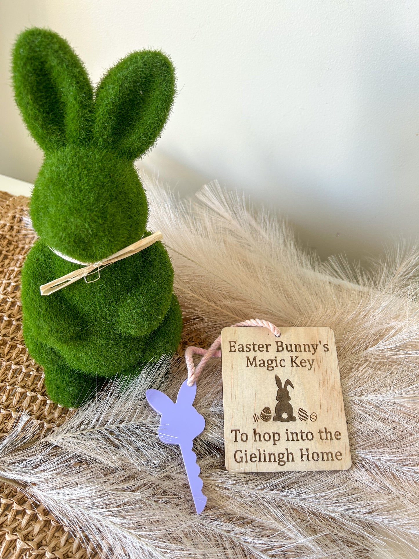 Magical Easter bunny key - Personalised