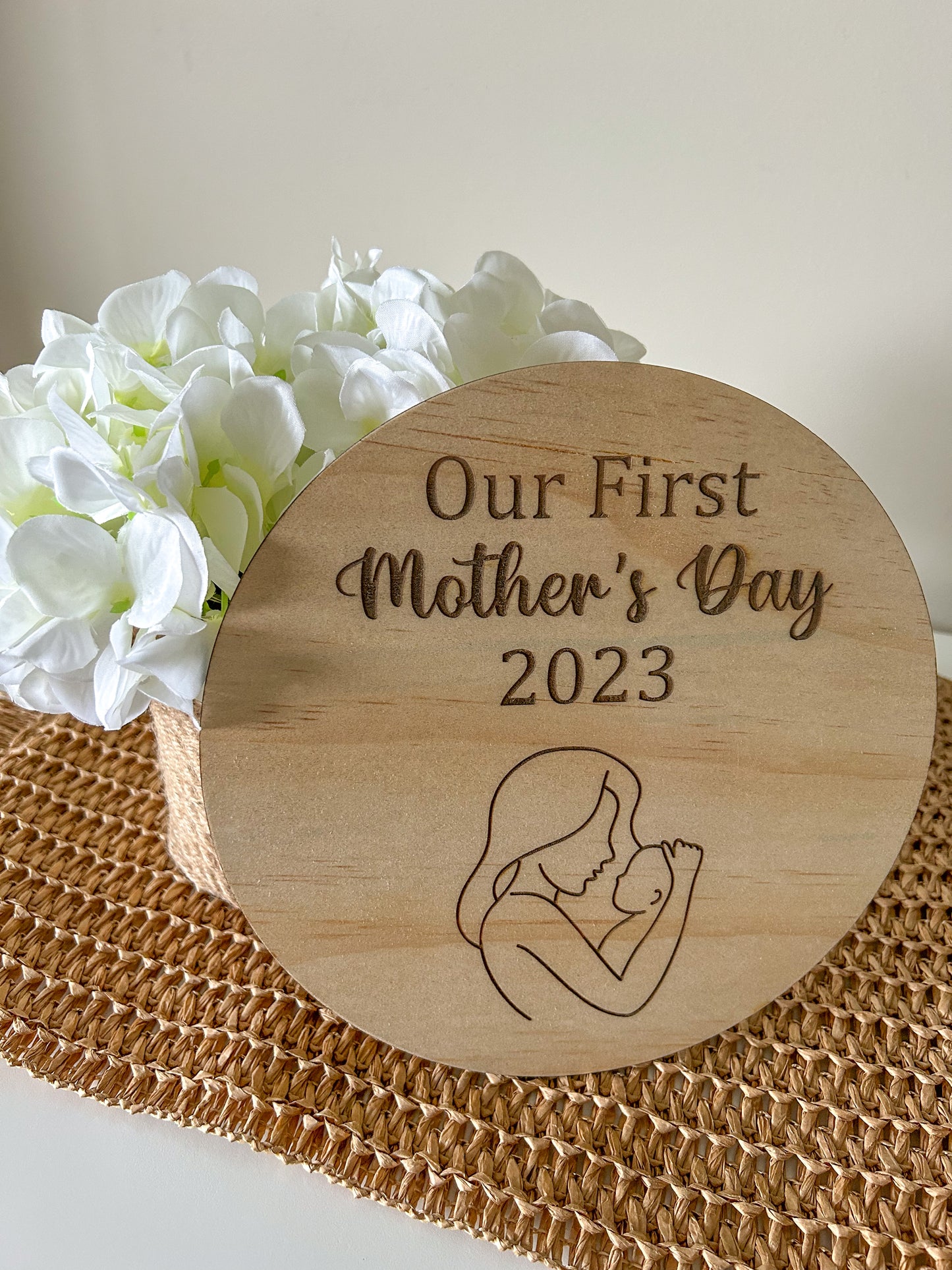 Our First Mother’s Day plaque