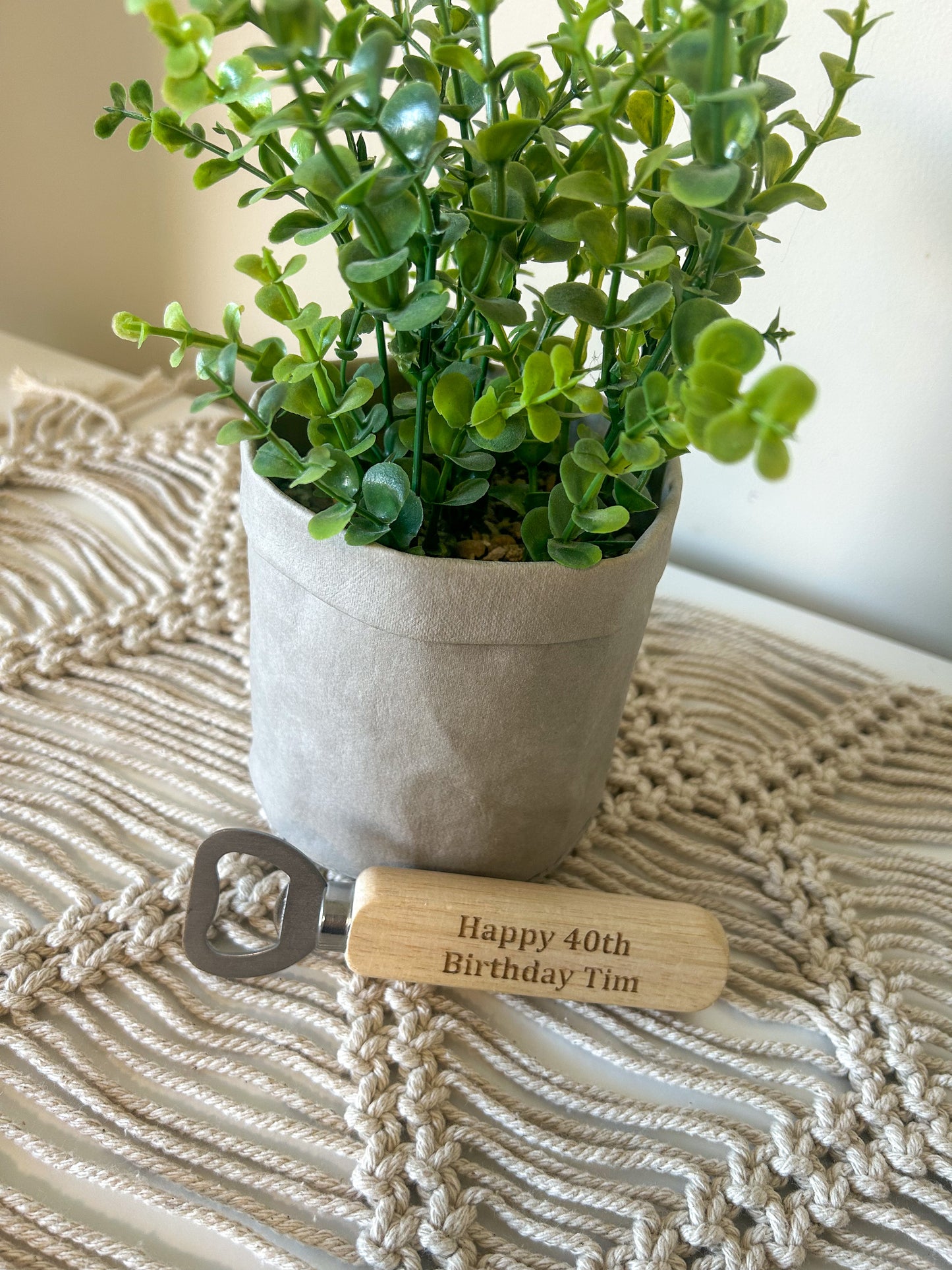 Personalised bottle opener